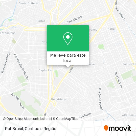 Pcf Brasil mapa