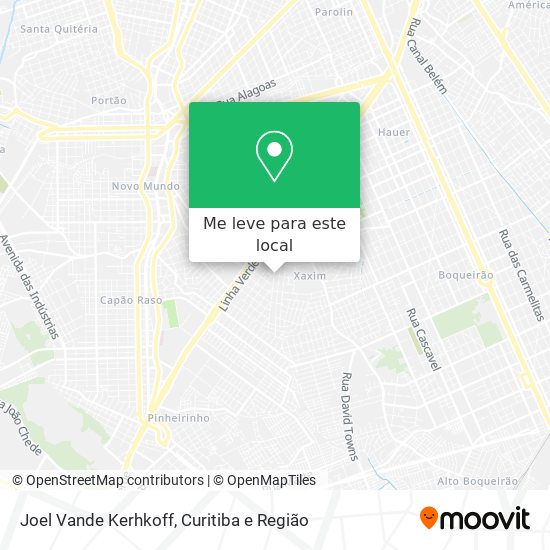 Joel Vande Kerhkoff mapa