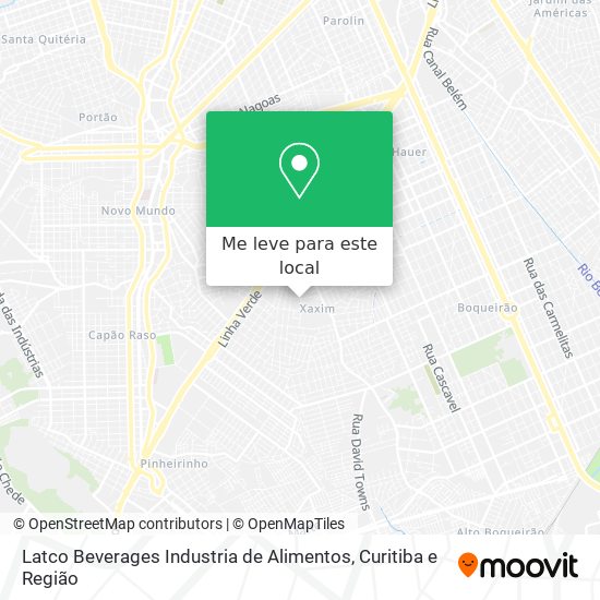 Latco Beverages Industria de Alimentos mapa