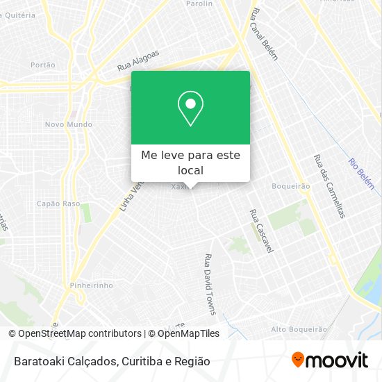 Baratoaki Calçados mapa
