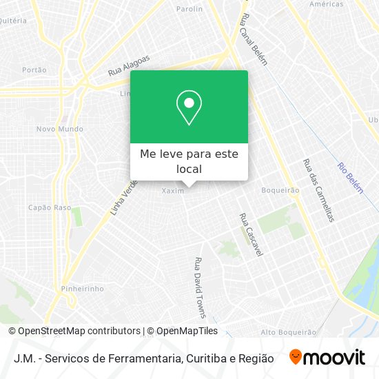 J.M. - Servicos de Ferramentaria mapa