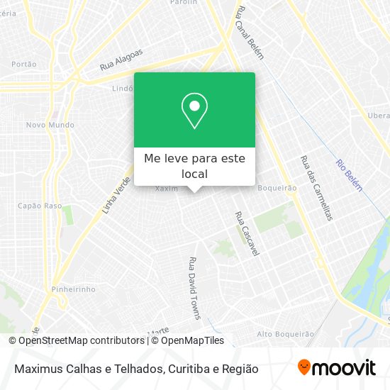 Maximus Calhas e Telhados mapa