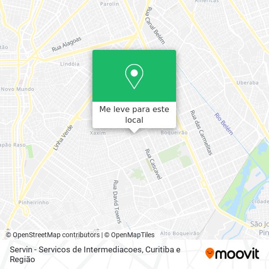 Servin - Servicos de Intermediacoes mapa