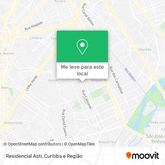 Residencial Asti mapa