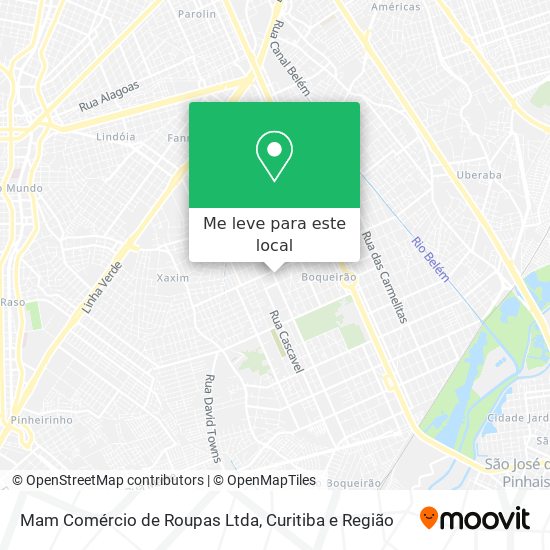 Mam Comércio de Roupas Ltda mapa