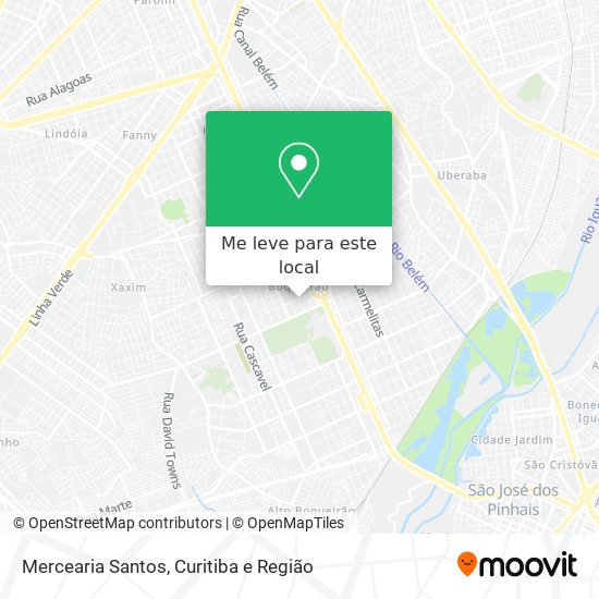 Mercearia Santos mapa