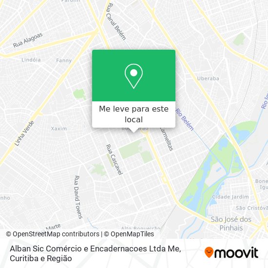 Alban Sic Comércio e Encadernacoes Ltda Me mapa