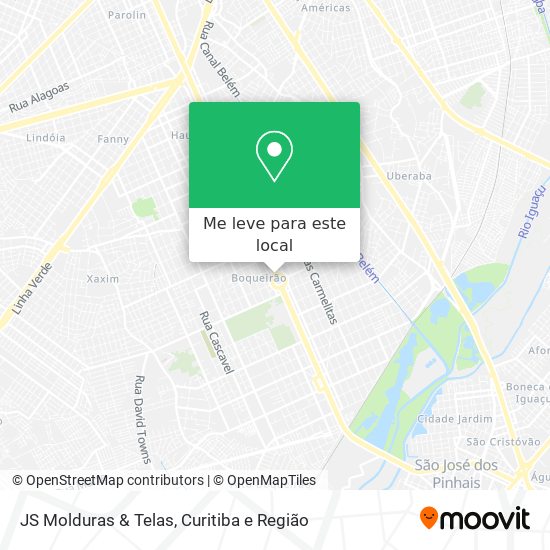 JS Molduras & Telas mapa