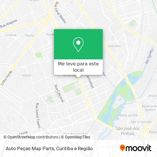 Auto Peças Map Parts mapa