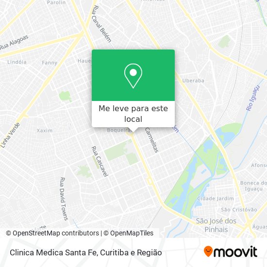 Clinica Medica Santa Fe mapa