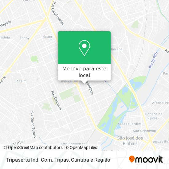 Tripaserta Ind. Com. Tripas mapa