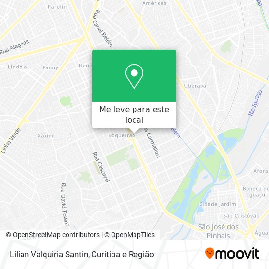 Lilian Valquiria Santin mapa