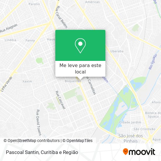Pascoal Santin mapa