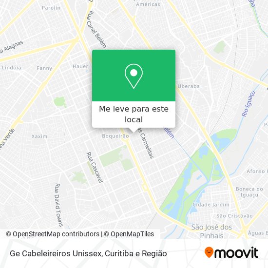 Ge Cabeleireiros Unissex mapa