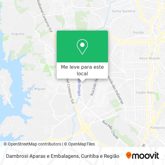 Dambrosi Aparas e Embalagens mapa