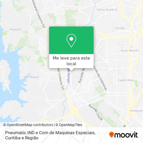 Pneumatic IND e Com de Maquinas Especiais mapa