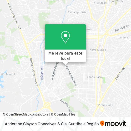 Anderson Clayton Goncalves & Cia mapa