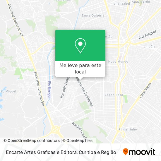 Encarte Artes Graficas e Editora mapa