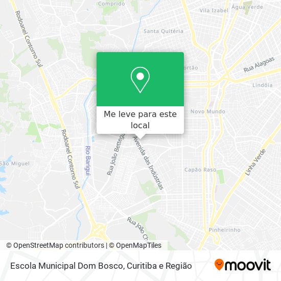 Escola Municipal Dom Bosco mapa