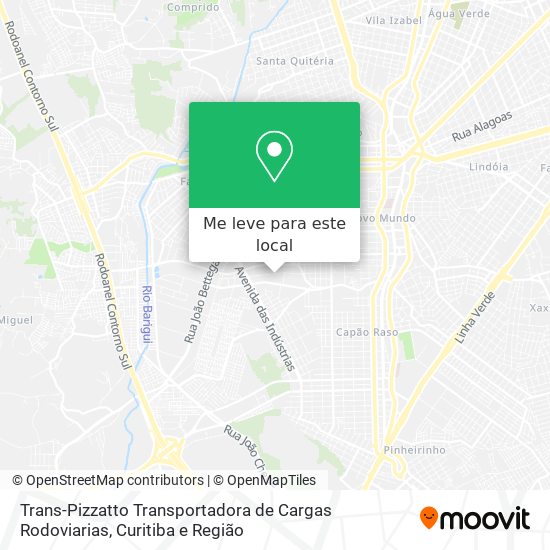 Trans-Pizzatto Transportadora de Cargas Rodoviarias mapa