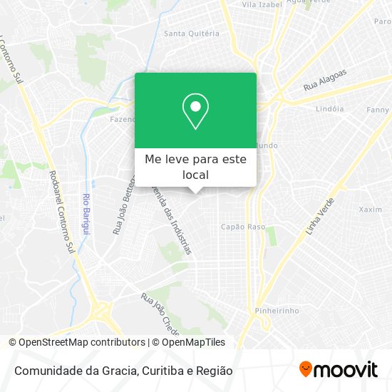 Comunidade da Gracia mapa