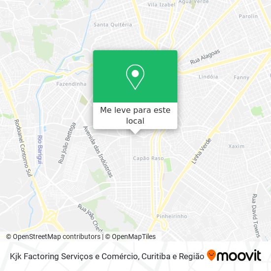 Kjk Factoring Serviços e Comércio mapa