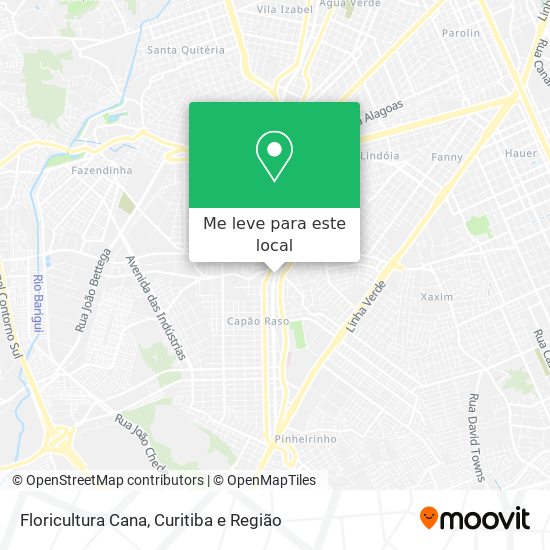 Floricultura Cana mapa