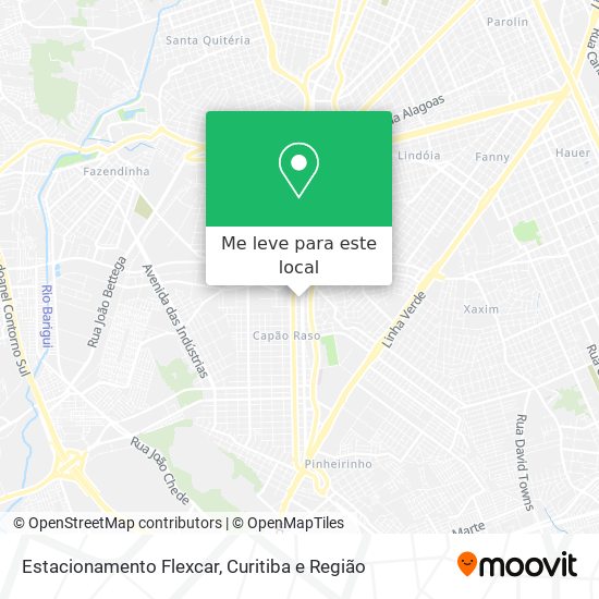 Estacionamento Flexcar mapa