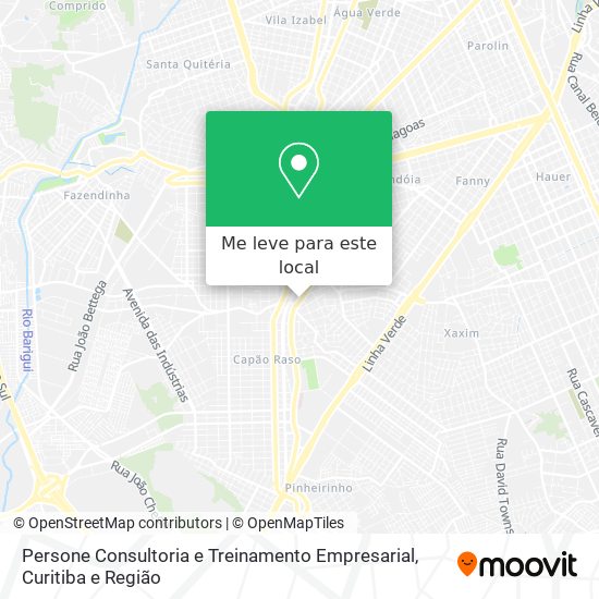 Persone Consultoria e Treinamento Empresarial mapa