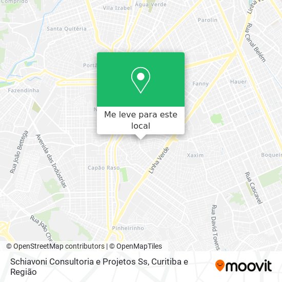 Schiavoni Consultoria e Projetos Ss mapa