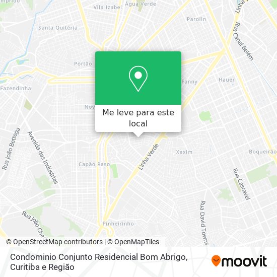 Condominio Conjunto Residencial Bom Abrigo mapa