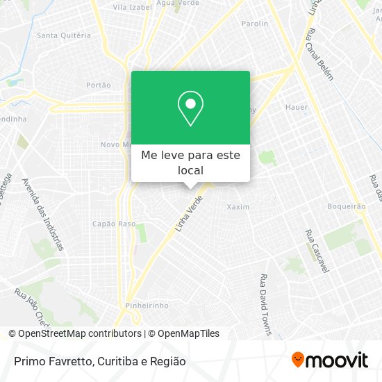 Primo Favretto mapa