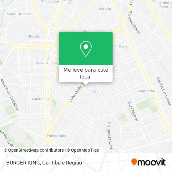 BURGER KING mapa