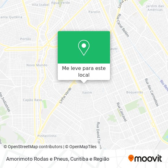 Amorimoto Rodas e Pneus mapa