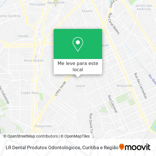 LR Dental Produtos Odontológicos mapa