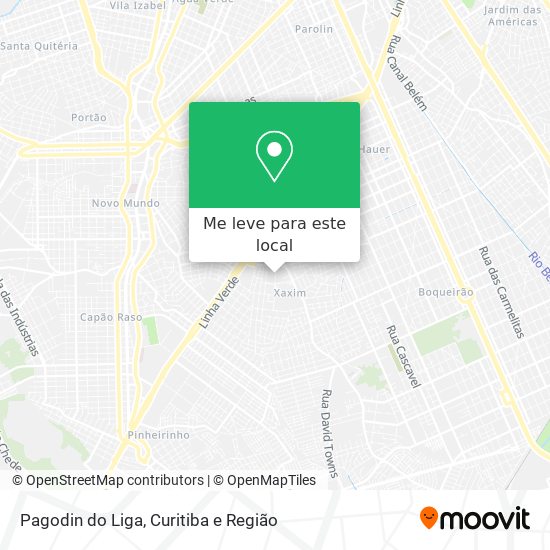 Pagodin do Liga mapa