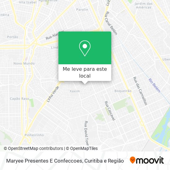 Maryee Presentes E Confeccoes mapa
