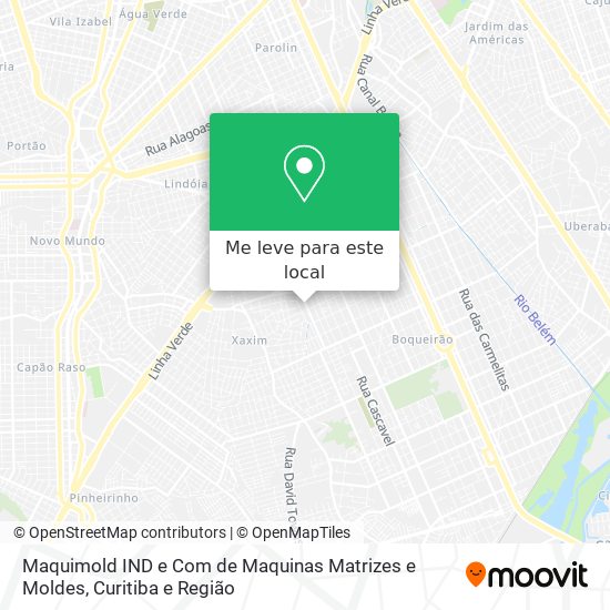 Maquimold IND e Com de Maquinas Matrizes e Moldes mapa