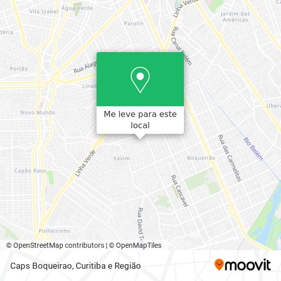Caps Boqueirao mapa