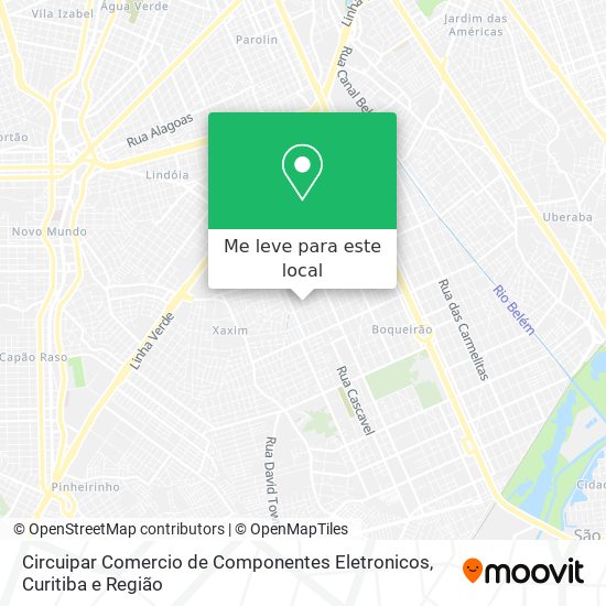 Circuipar Comercio de Componentes Eletronicos mapa