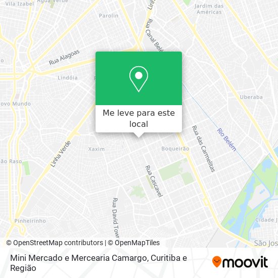 Mini Mercado e Mercearia Camargo mapa