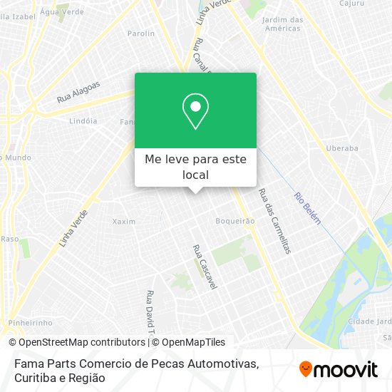 Fama Parts Comercio de Pecas Automotivas mapa