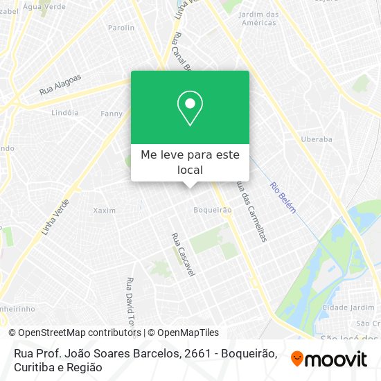 Rua Prof. João Soares Barcelos, 2661 - Boqueirão mapa