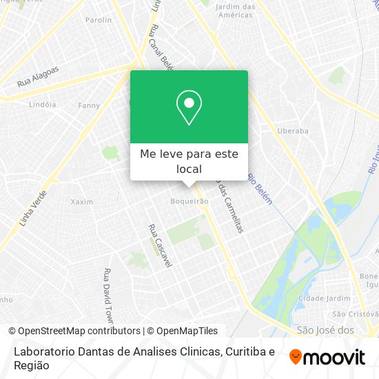 Laboratorio Dantas de Analises Clinicas mapa