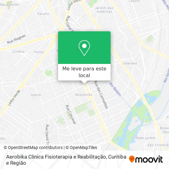 Aerobika Clínica Fisioterapia e Reabilitação mapa