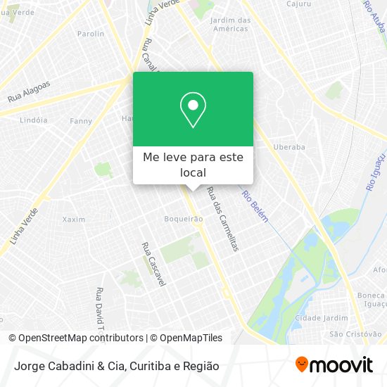 Jorge Cabadini & Cia mapa