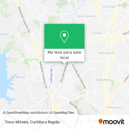 Trevo Móveis mapa
