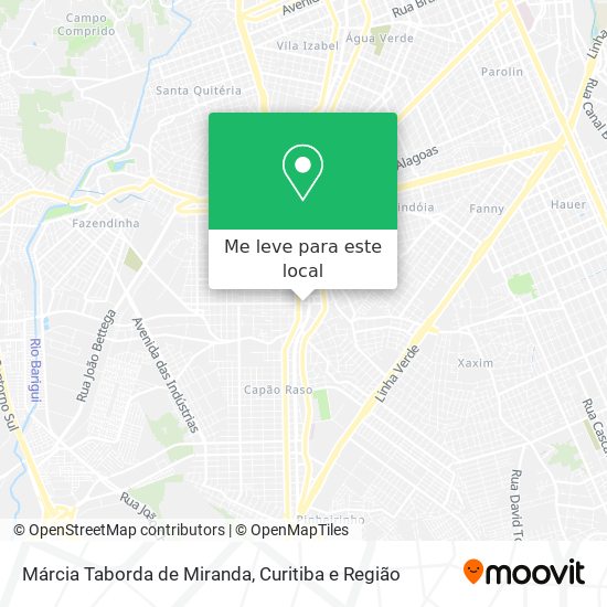 Márcia Taborda de Miranda mapa