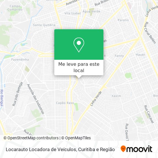 Locarauto Locadora de Veículos mapa