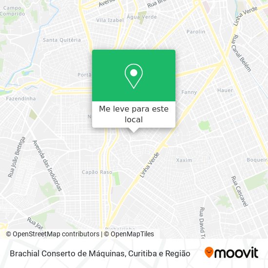 Brachial Conserto de Máquinas mapa